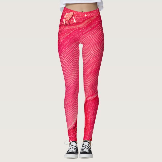 Legging Composição Artística: Colorida Composição Criativa (Frente)
