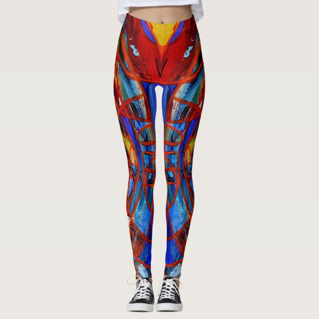 Legging Composição nº 17 de Michael Moffa (Frente)