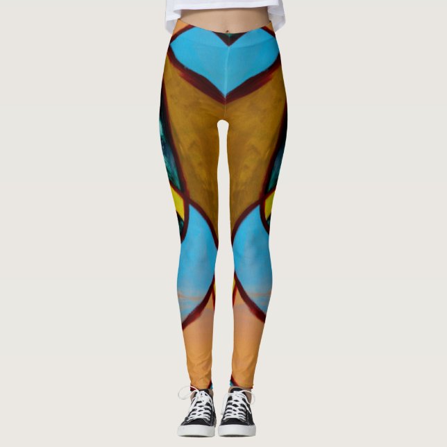 Legging Composição nº 8 de Michael Moffa (Frente)