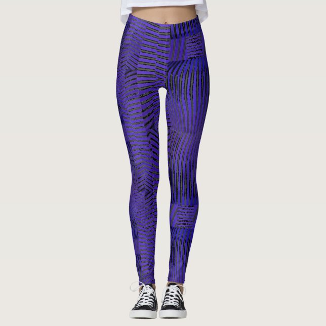 Legging Comprimentos de onda ultra violeta (Frente)
