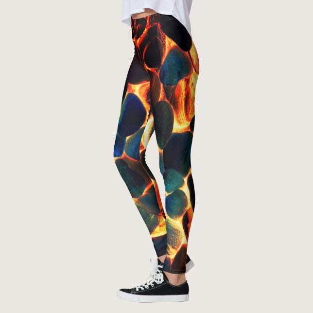 Legging Concha de ostras do mar em lava vulcânica ou membr (Esquerda)