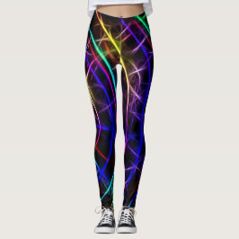 Legging Conexões de néon