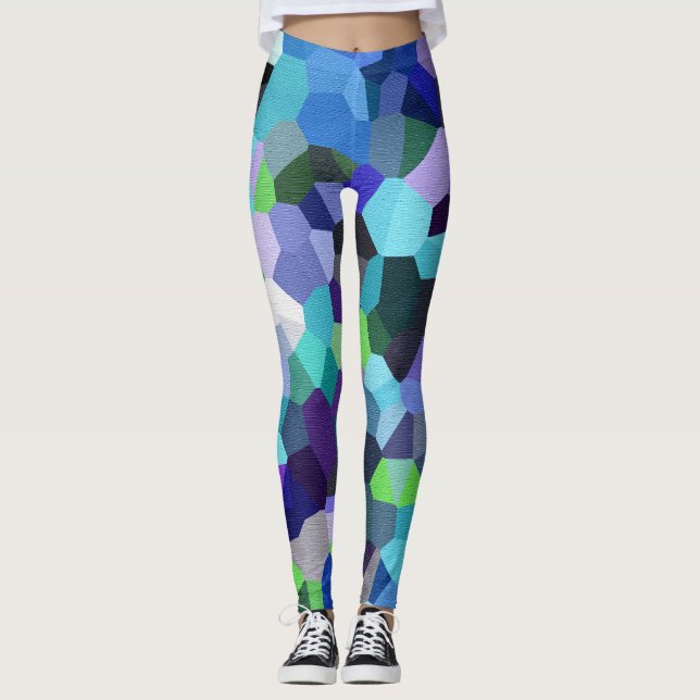 Legging Confetes Violet Blues (Frente)