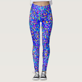 Legging Confetti Azul
