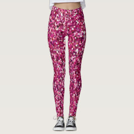 Legging Confetti Rosa-Brilhante/Impressão Mosaico