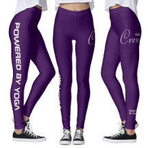 Conjunto de ioga estampado roxo