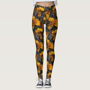 Legging Conjuntos de Presentes de Copos-de-Leite Fofos par