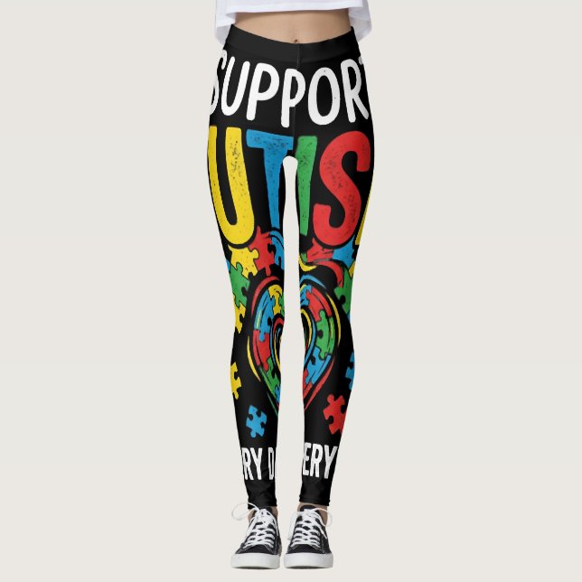Legging Conscientização do autismo (Frente)