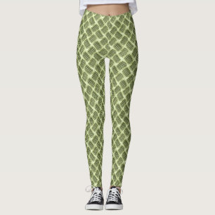 Legging Conselho com verificação de aço inoxidável metálic