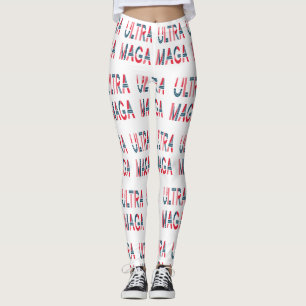 Legging Conservador Republicano Patriótico Ultra MAGA Trum