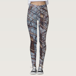 Legging Construção alta da elevação no terceiro mundo