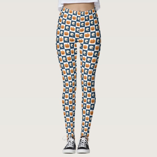 Legging Controlo de Skulls e de Pumpkins (Frente)