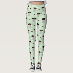 LEGGING COPS DE CAFÉ E LÂMINAS DE BEANS