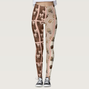 Legging Coquette Futebol Laços Estampa de Leopardo (4)