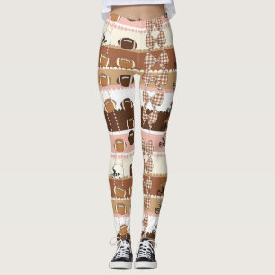 Legging Coquette Futebol Laços Estampa de Leopardo (5)