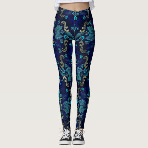 Legging Cor damasco Oriental