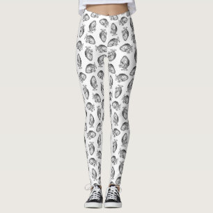 Legging COR DE FUNDO PERSONALIZADA DO Diagrama de Coraçã