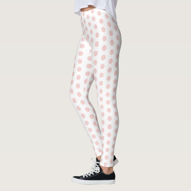 Legging Cor-de-rosa e branco roxos modernos e elegantes (Esquerda)