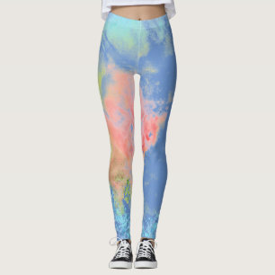 Legging Cor do Pastel do Arco-Íris