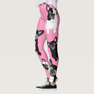Legging Cor engraçada do costume dos filhotes de cachorro