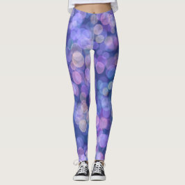 Legging Cor flutuante roxa
