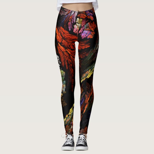 Legging Cor Harmonia Abstrato Art (Frente)