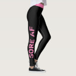Legging Cor Personalizada | Workout "Loja AF"<br><div class="desc">Design de diversão e trendy workout. Você pode agitar a aparência de "Loja AF" ou adicionar seu próprio texto personalizado. Escolha a cor da legenda e a cor do texto clicando em "personalizá-la" e, em seguida, no minúsculo visor. Precisa de ajuda para personalizar este produto? Use o botão de contato...</div>
