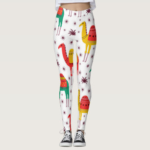 Legging Cor plana do camelo, padrão decorativo.