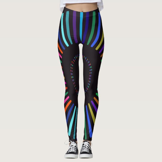 Legging Cor retrorreflectora do sol (Frente)