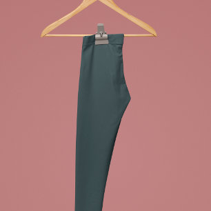 Legging Cor simples de Gunmetal