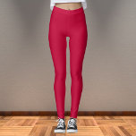 Legging Cor Sólida da Glória Crimson<br><div class="desc">Cor Sólida da Glória Crimson</div>