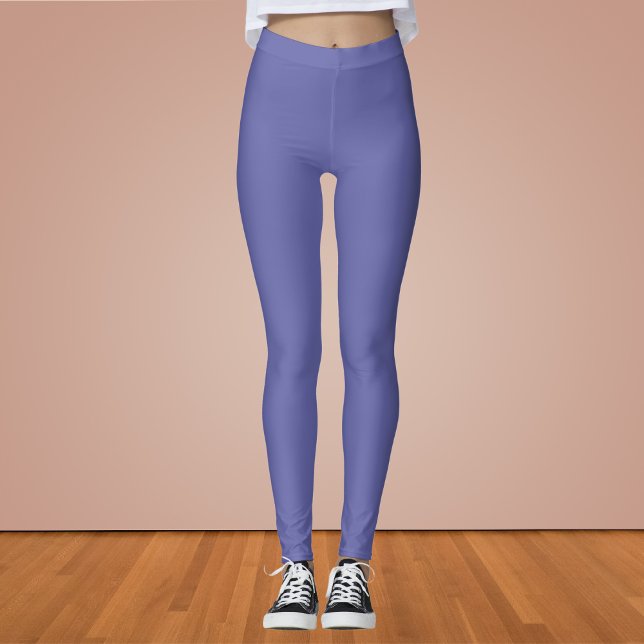 Legging Cor Sólida do Periwinkle (Criador carregado)