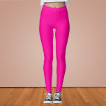 Legging Cor Sólida Neon Rosa<br><div class="desc">Cor Sólida Neon Rosa</div>