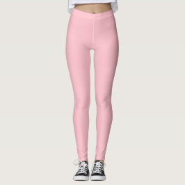 Legging Cor Sólida Rosa Bublegum