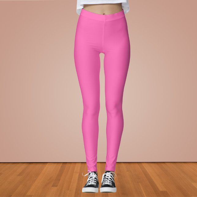 Legging Cor Sólida Rosa Quente (Criador carregado)