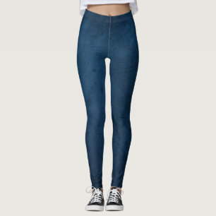 Legging Cor Sólido da Placa Indigo