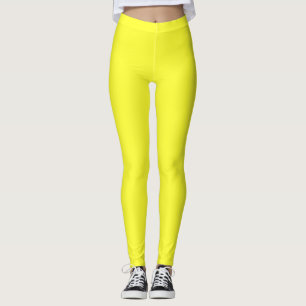 Legging Cor Sólido Simples Narciso