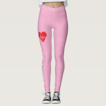 Coração Batendo Personalizado sobre Rosa
