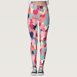 Legging Coração Corante Corajoso Bonito