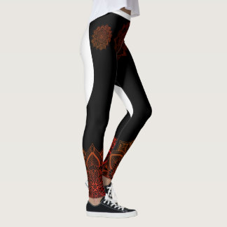 Legging Coração da flor - caneleiras