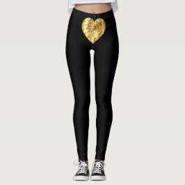 Legging Coração ouro (Dourada forma de amor)