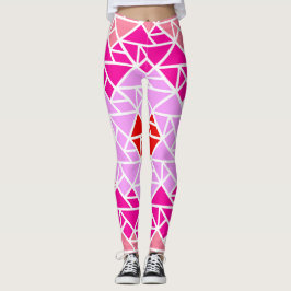 Legging Coração - Padrão de Tangram