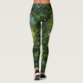 Legging Coração Tópico Verde