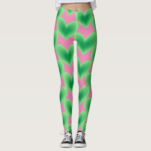 Legging Coração Verde Sage Thunder_Cove