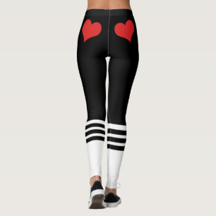 Legging Coração Vermelho da Equipe