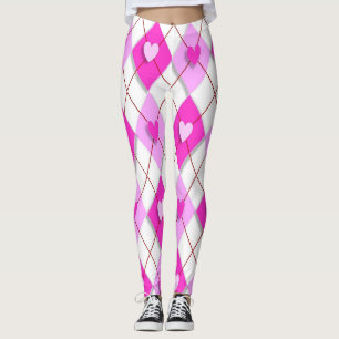 Legging Corações 3d do Argyle