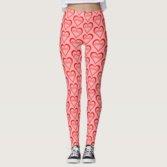 Legging Corações bandas (Frente)