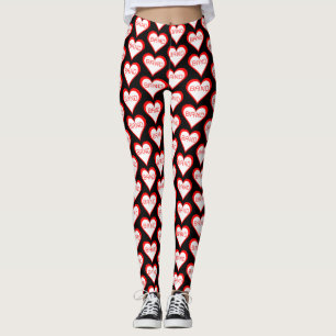 Legging Corações bandas