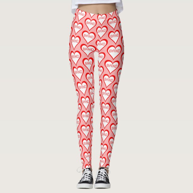 Legging Corações bandas (Frente)