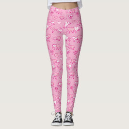 Legging Corações cor-de-rosa, Namorados de Casais ociosos